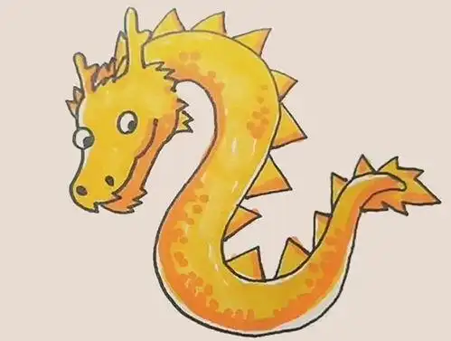 18mb hkp258分享 其他大全霸气的龙简笔画图片合集 5068儿童网