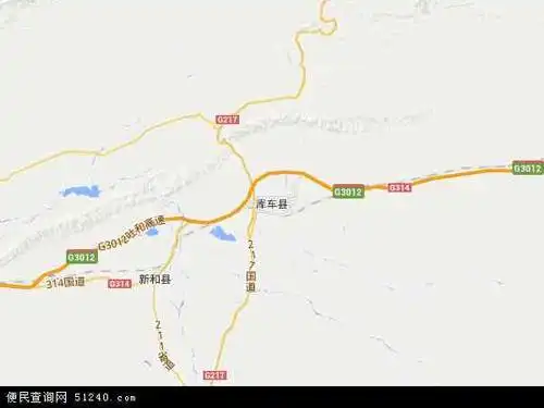 库车县地图 - 库车县电子地图 - 库车县高清地图 - 2021年库车县地图