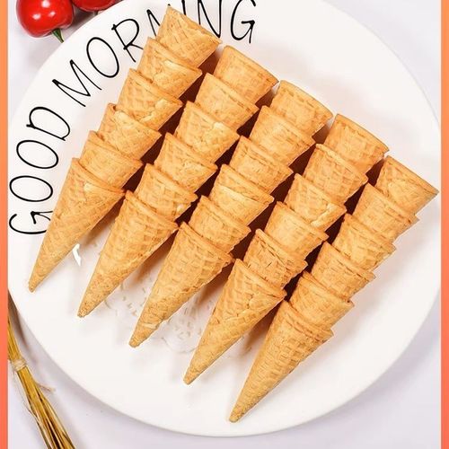 迷你蛋筒冰淇淋蛋卷一口雪糕装饰蛋糕裱花脆皮零食饮料饰品甜筒脆