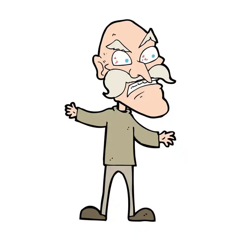 卡通人物,卡通老人