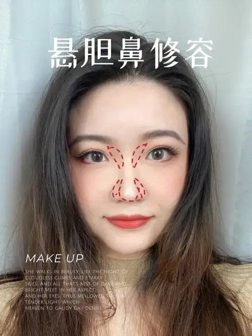 中国风美鼻悬胆鼻修容来啦