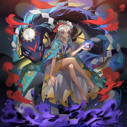 清姬插画图片壁纸