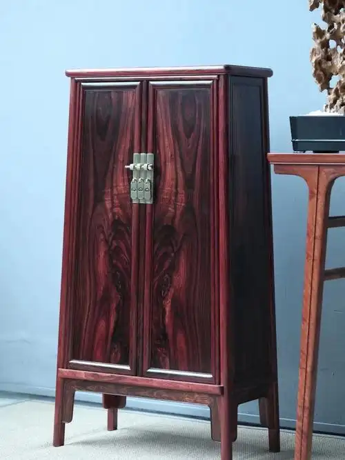 顶级海黄紫油梨圆角柜