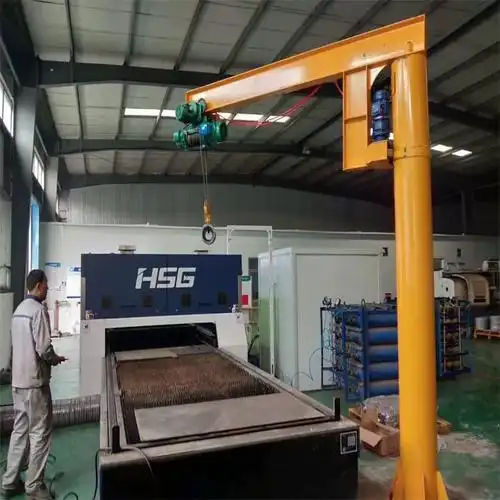 山东现货悬臂吊起重机码头运输设备单臂吊2吨5吨立柱式悬臂吊