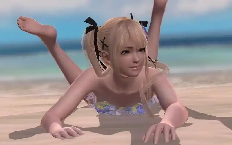 【死或生5 最后一战】玛莉萝丝 沙滩写真_哔哩哔哩 (゜-゜)つロ 干杯