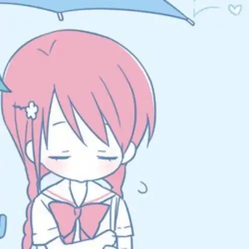 猫和鱼卡通情侣头像情侣头像兔子和鱼