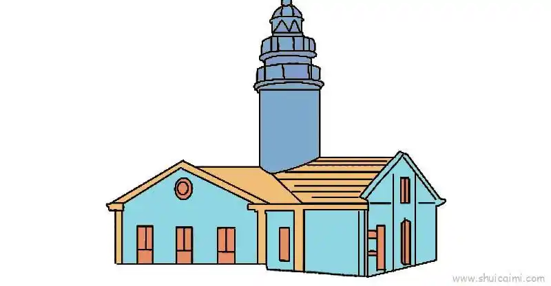 建筑物儿童画怎么画建筑物简笔画简单