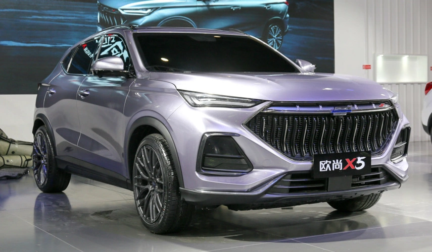 全新长安欧尚x5颜值不输哈弗h6全车轻量化设计车重129吨