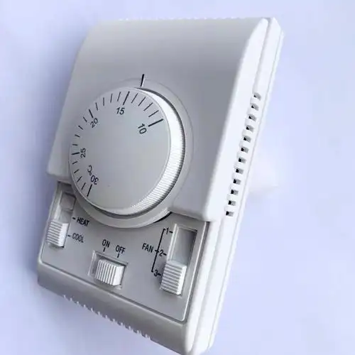 旋钮式温控开关 风机盘管温控器 机械式温控冷暖温度调节控制器