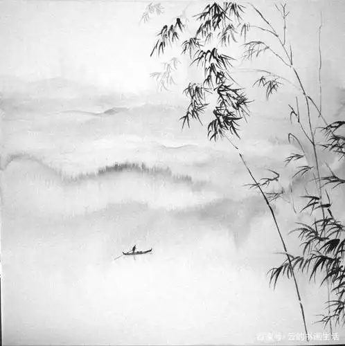 一组淡雅清新的水墨画!美妙!