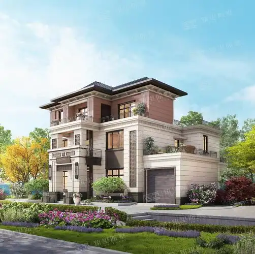 新亚洲风情院墅系列·豪华款x2 - 筑尘院墅 三层别墅 - 乡村住宅在线