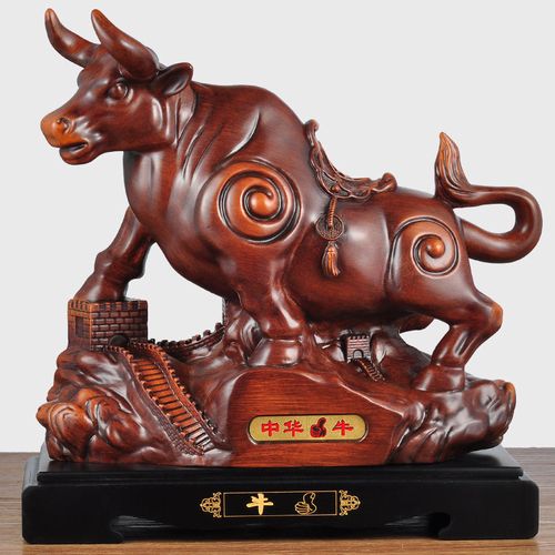 牛势牛摆件招财十二生肖牛华尔街牛的吉祥物公司定制logo商务礼品
