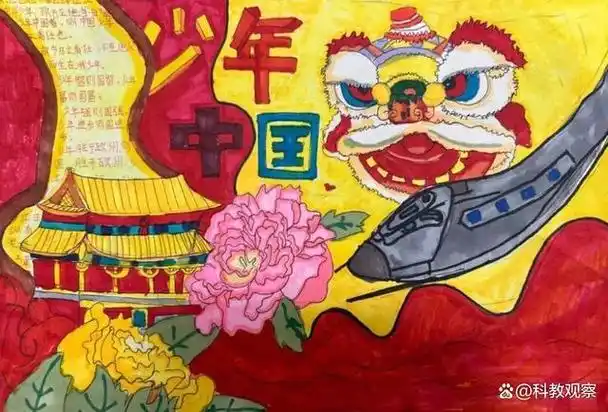 星浦实验中学特组织首届卡通漫画校园文化艺术节,以《少年中国说》为