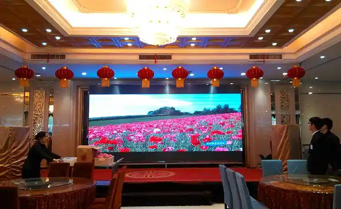 酒店室内彩屏