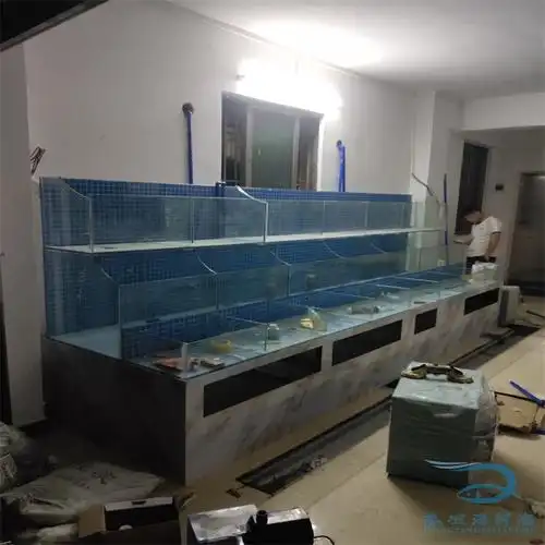 南山海鲜池定做小型海鲜池效果图