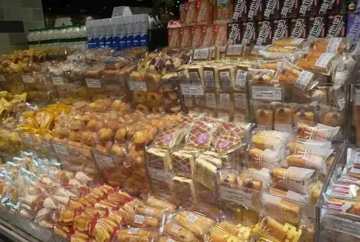 超市食品类别分布陈列