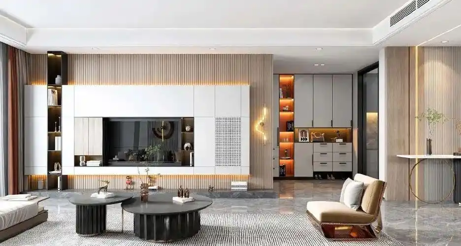 100款电视背景墙轻松打造高颜值客厅