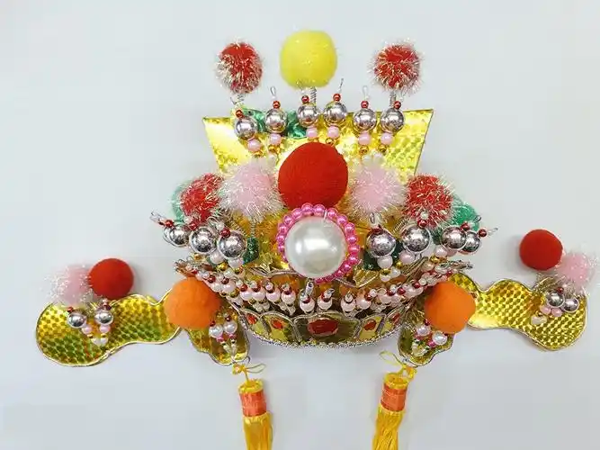 手工精制的神仙头冠相帽宰相帽财神开漳圣王福德正神公王王公神明帽