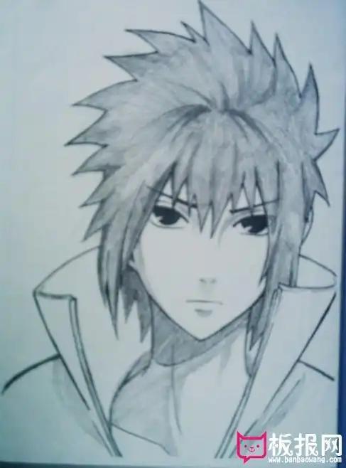 须佐能乎佐助简笔画