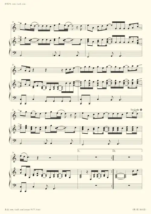 钢琴谱 - free loop