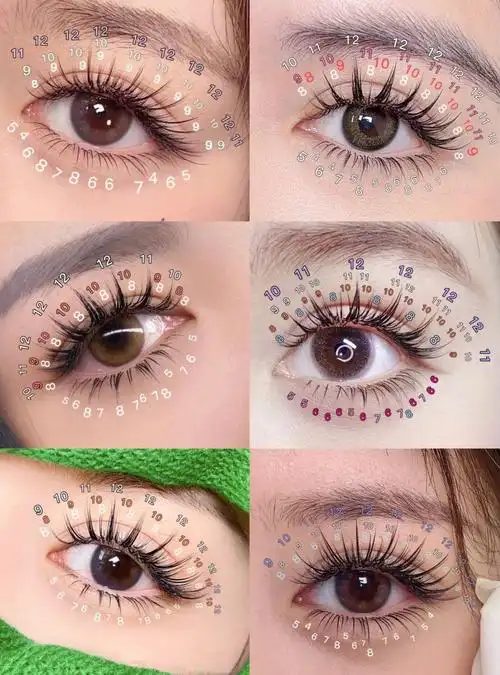 六款睫毛款式嫁接教程分享丨满满的都是干货