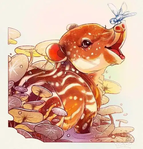 ipads手绘,绚丽唯美又奇幻的动物世界