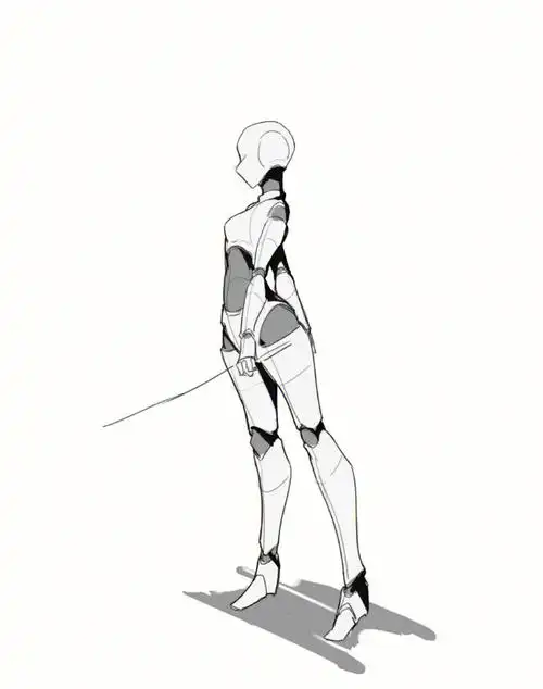 绘画素材人体形态姿势动作分享