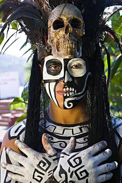 墨西哥,男青年,玛雅,服饰