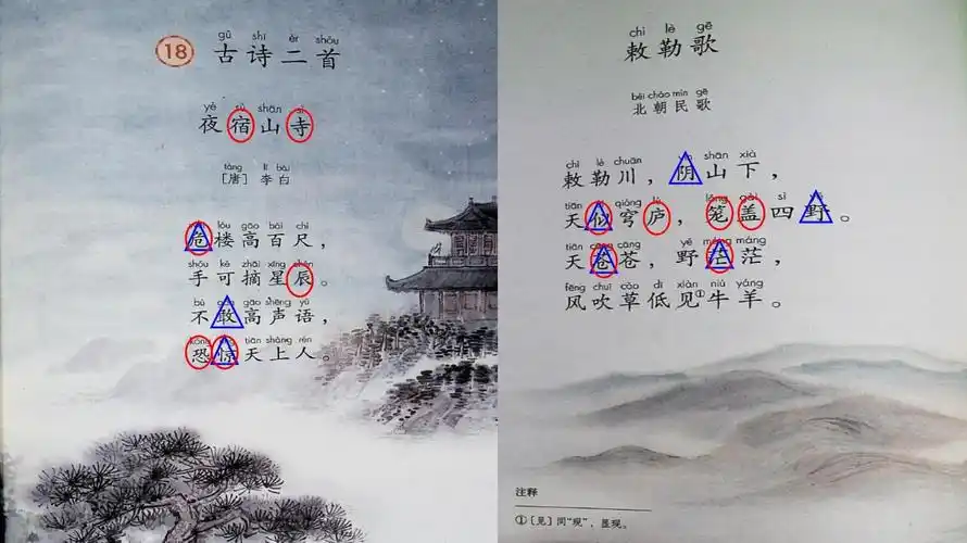 部编版二年级语文上册第18课《古诗二首》课件_第5页