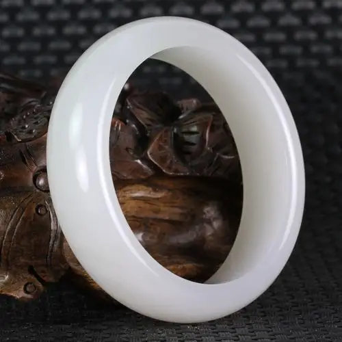 内径55.9 和田玉羊脂玉手镯 a115