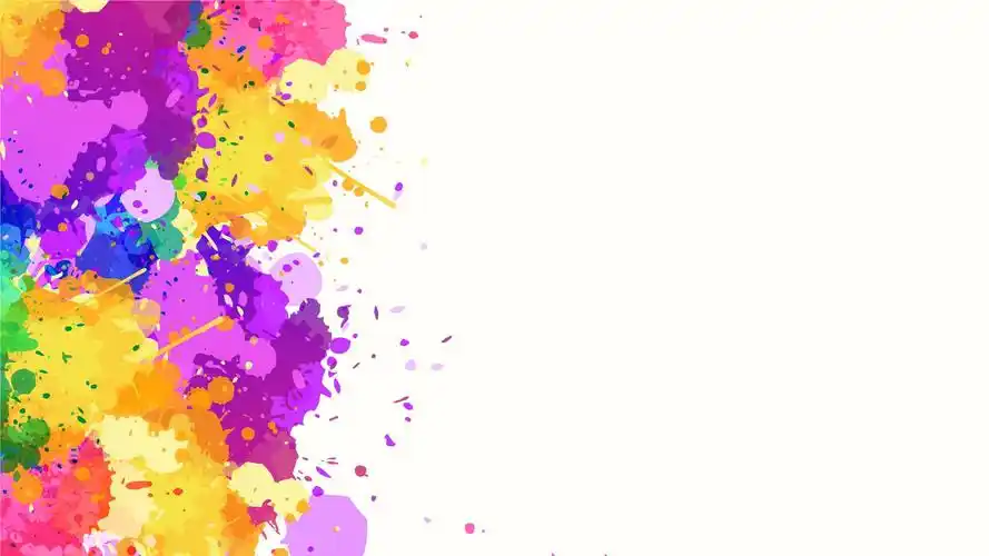 两张水彩墨迹幻灯片ppt模板素材免费下载_ppt背景_艾奥云办公室