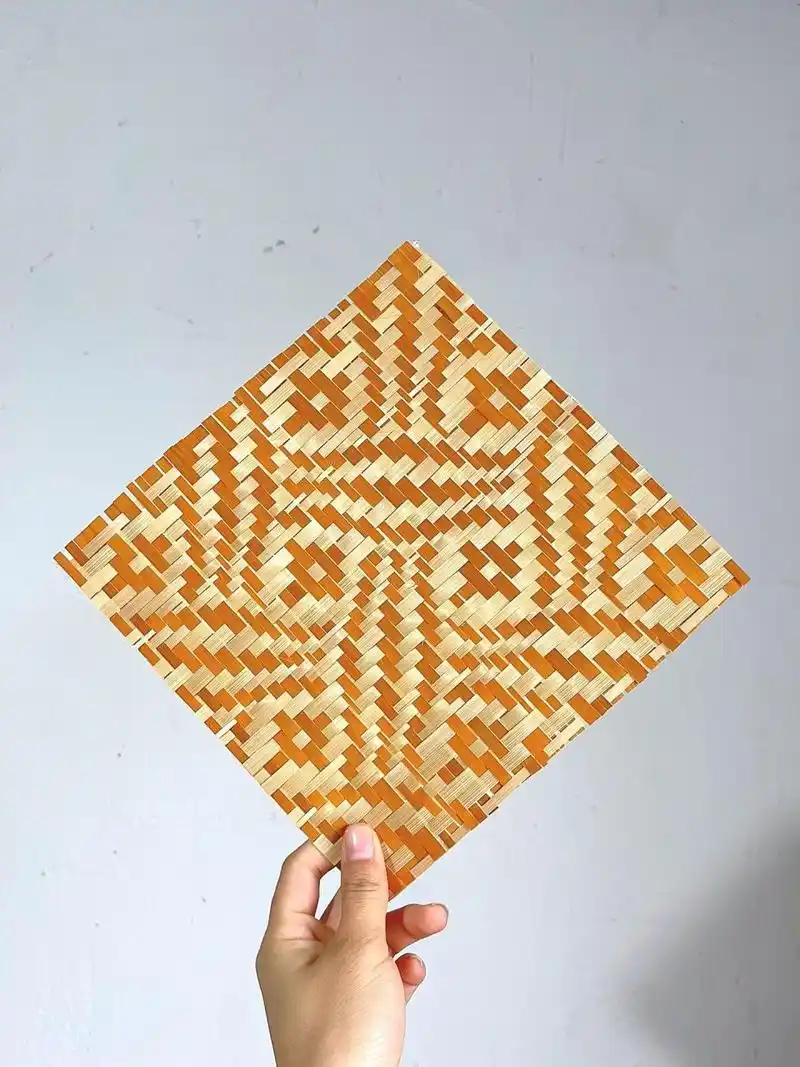 竹编纹样合集(中) 周末适合宅家编竹编