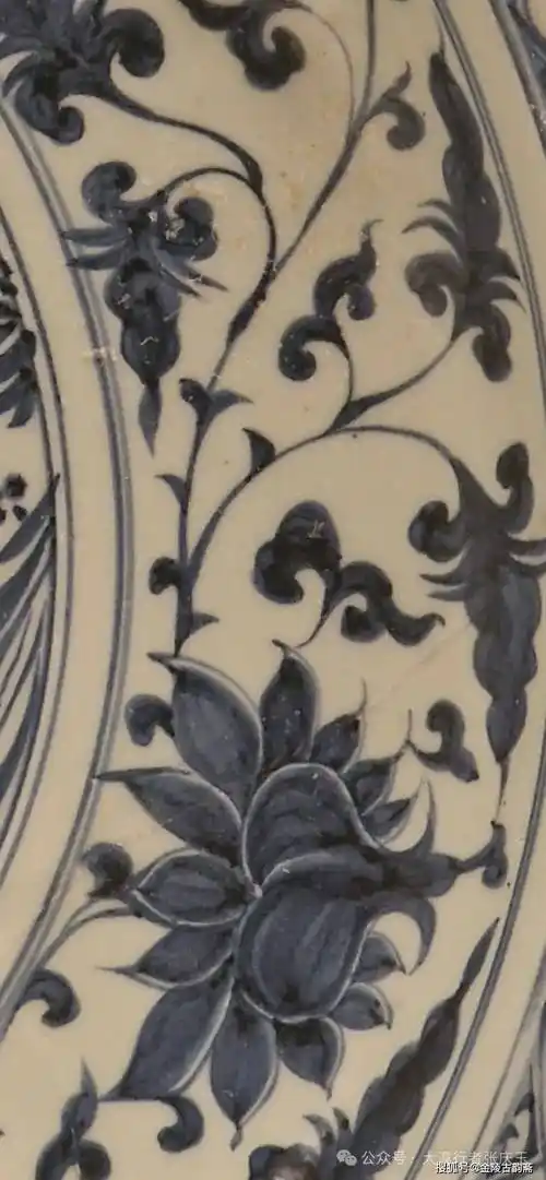 鉴赏元青花纹饰正面_文章_斑点_自然