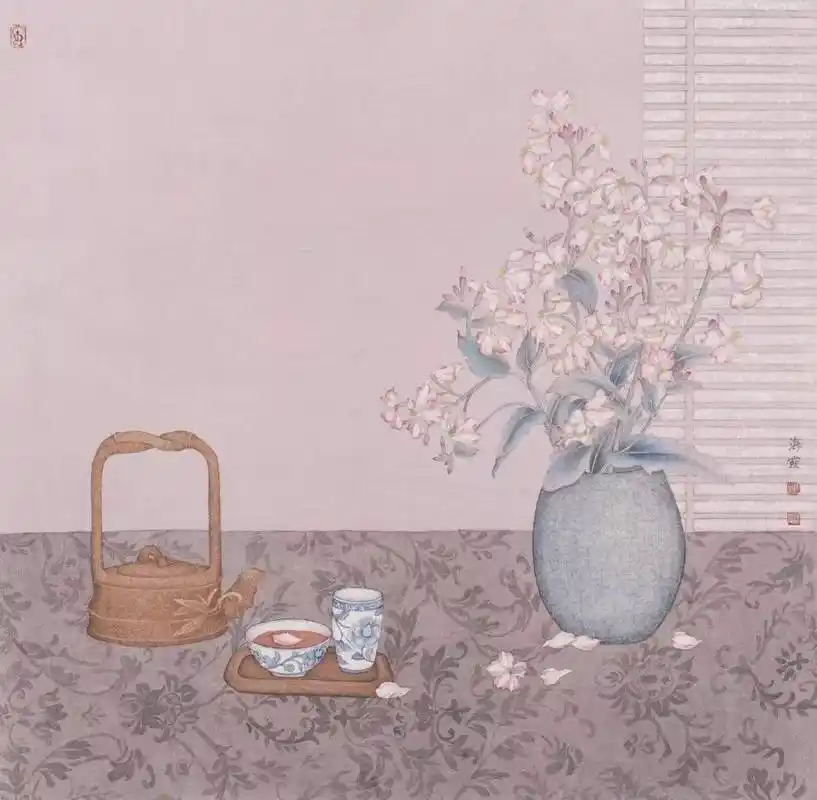 静述流年——李海霞静物工笔画_中国美协_作品_书画