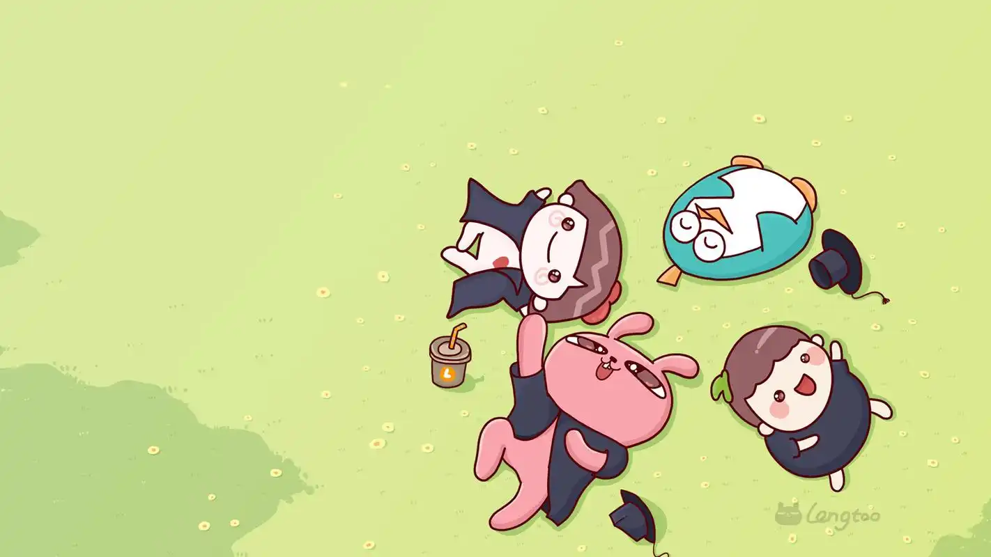 毕业季可爱卡通图片桌面壁纸_卡通动漫_壁纸下载_美桌网