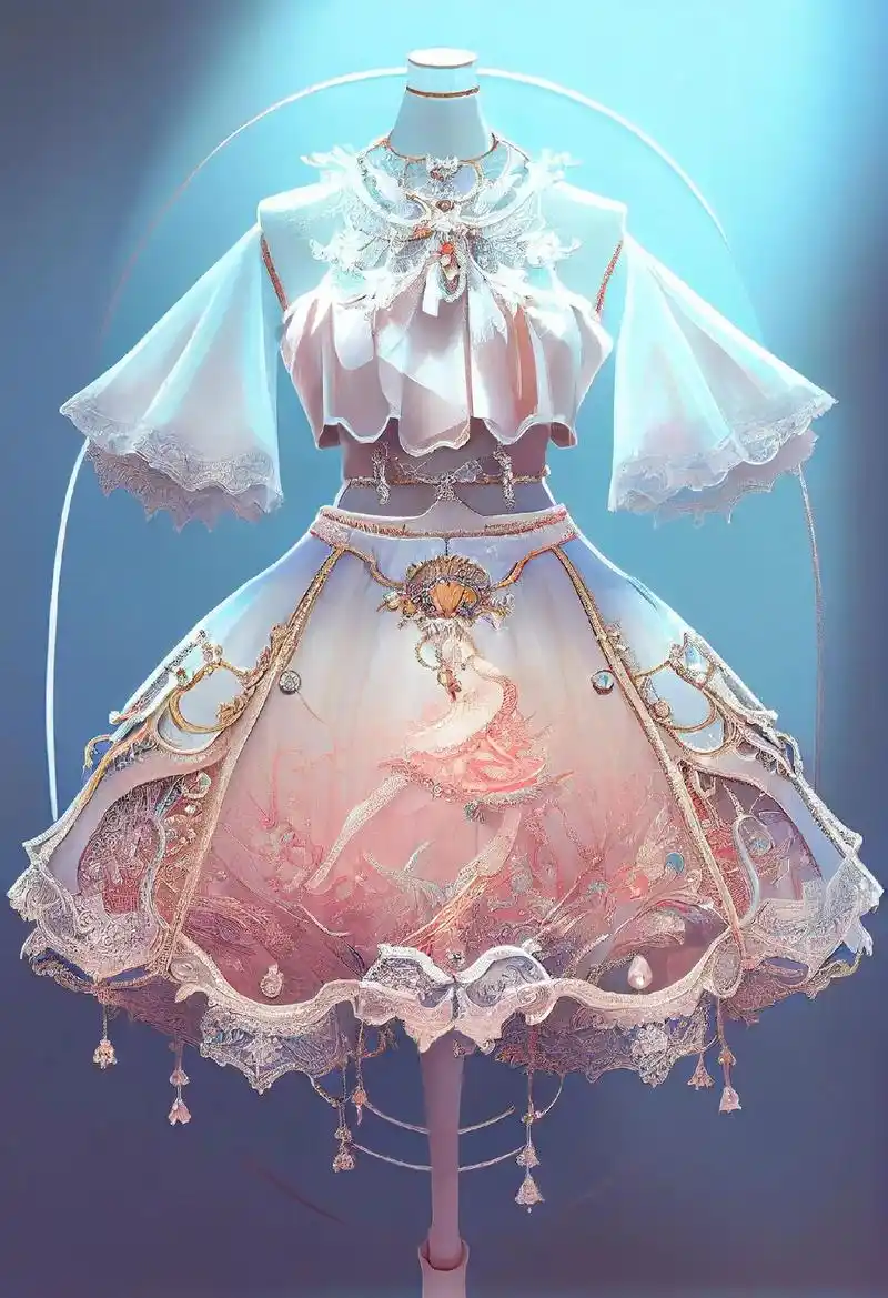 古风仙女裙.#汉服 #服装设计 #汉元素 #图文伙伴计划 # - 抖音