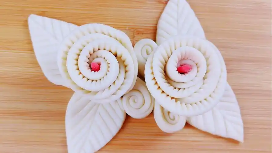 创意小花馍3种新样式出炉成品简单漂亮