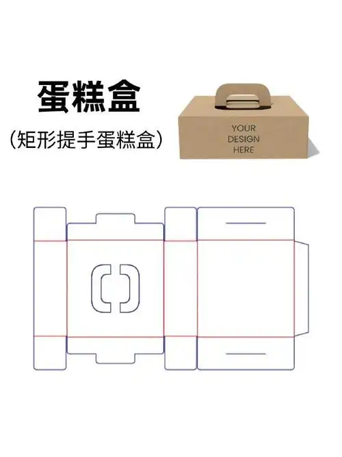 分享一组常用盒型包装结构展开图