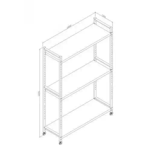 超市的货架简笔画
