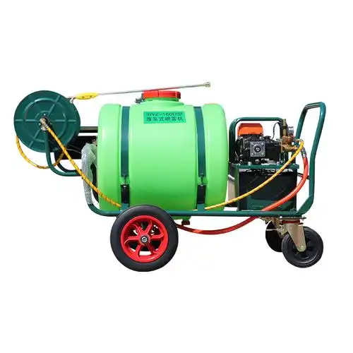 手推式打药机电动48v喷雾器高压农用园林充电多功能160升消毒机