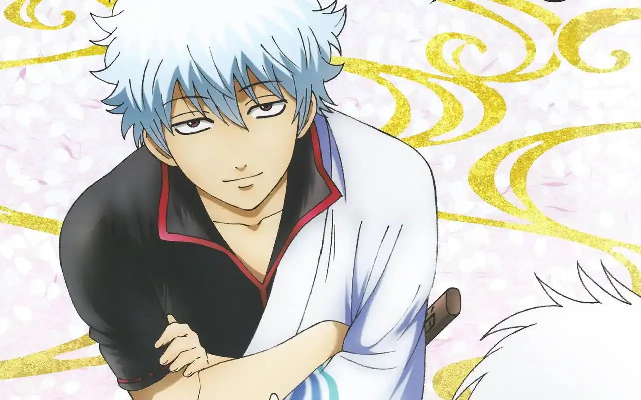 《银魂》人物坂田银时高清电脑桌面壁纸