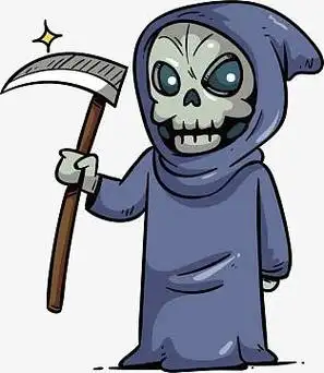 拿着镰刀的死神