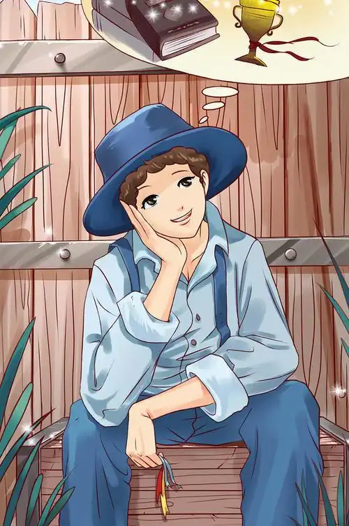 的汤姆的简笔画汤姆索亚历险记插图简笔画汤姆索亚历险记卡人物简笔画