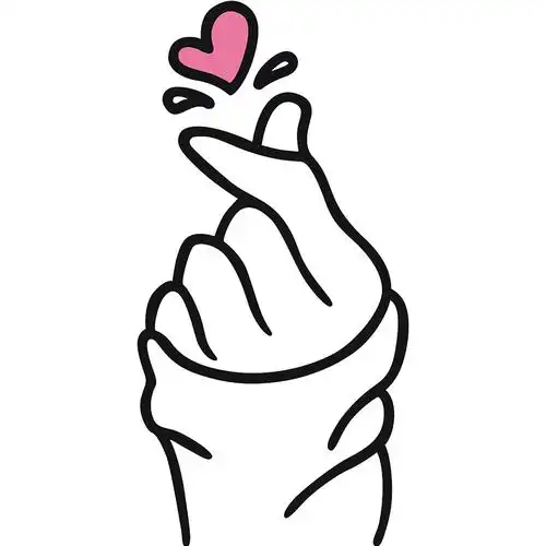 贴纸装饰比心少女ins风墙卧室宿舍店铺墙贴软装墙贴