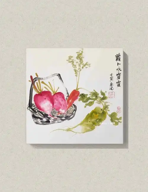 萝卜水灵灵国画课程笔记