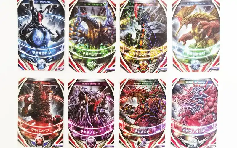 [随便玩玩] 欧布圆环  全魔王兽卡牌  欧布奥特曼主线怪兽卡片