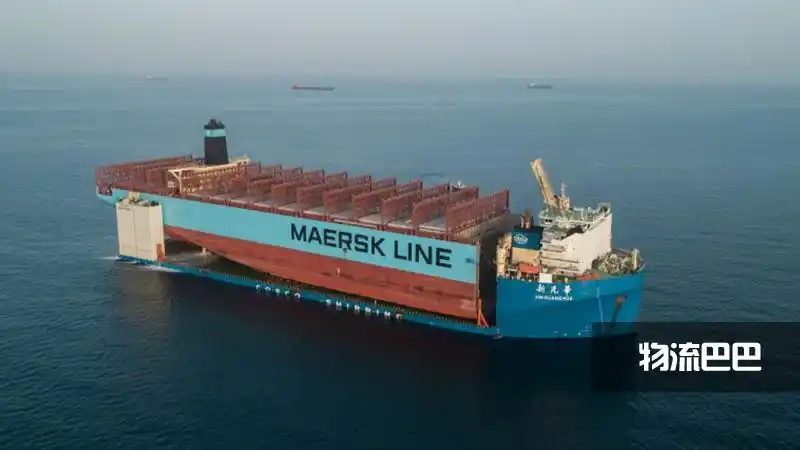 更新:马士基(maersk honam)集装箱船在前往韩国的途中