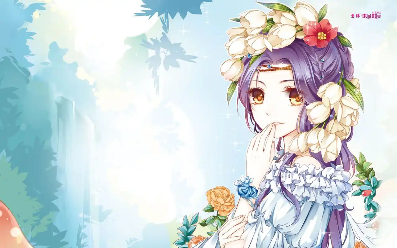 意林小小姐少女插画