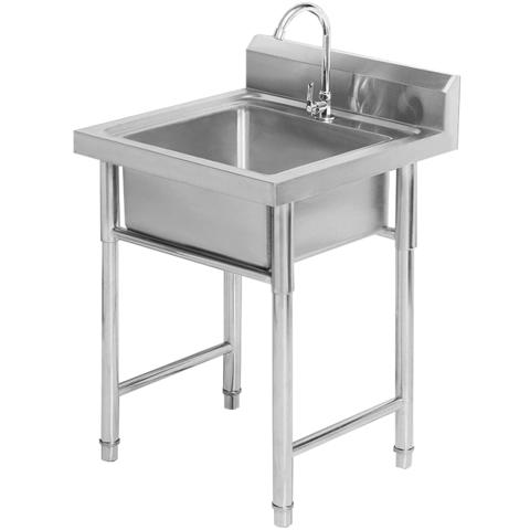 不锈钢水槽单槽双槽带支架厨房洗菜盆洗手盆洗碗池水池商用家用