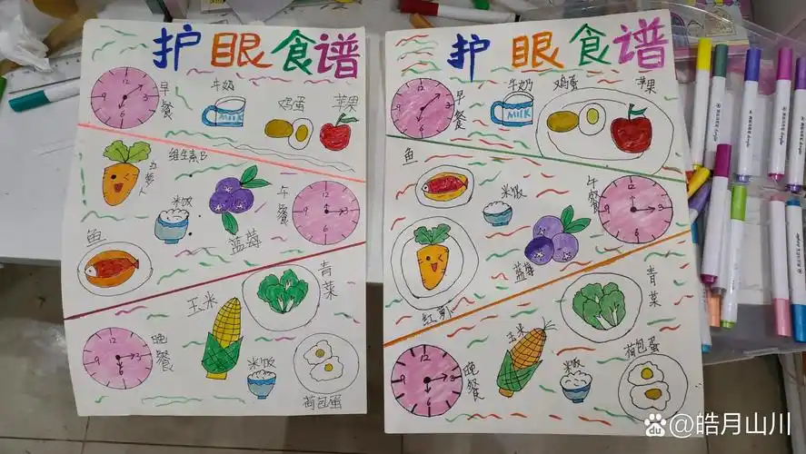 明眸亮眼 食谱 #手抄报    要命 还好不是三胎